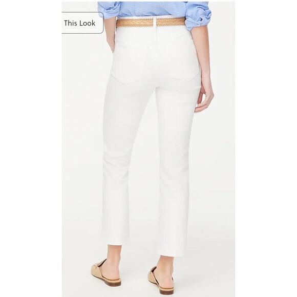 NWT J. Crew Essential Straight White Jean In All-day Stretch 28 - Picture 4 of 9